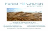 Forest Hill Church seeks to be diverse, inclusive and ... · March 6, 2016 at 11:00 am The Fourth Sunday in the Season of Lent Celebration of Holy Communion Welcome! Thank you for