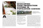 FISH AND WORMS DEVELOPING FOOD PRODUCTION SYSTEMS … · FISH AND WORMS DEVELOPING FOOD PRODUCTION SYSTEMS IN POPULATION CENTERS Greenhouses integrate ... (see “Composting And Local