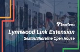 Lynnwood Link Extension...Lynnwood Link Extension •8.5 mile extension - Northgate to Lynnwood City Center •4 stations: •Shoreline South/145th –elevated •Shoreline North/185th