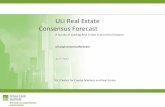 ULI EY Real Estate Consensus Forecast 2017-08-05¢  ULI Real Estate Consensus Forecast Key Findings ¢â‚¬¢