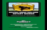SKID-STEER / COMPACT TRACK LOADER ROTARY MOWER · SKID-STEER / COMPACT TRACK LOADER ROTARY MOWER. PRODUCT INFORMATION Record the model and serial number of your unit here. When calling