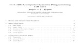 ECE 2400 Computer Systems Programming Fall 2019 Topic 3: C … · 2020-03-05 · ECE 2400 Computer Systems Programming Fall 2019 Topic 3: C Types ... Systems Programming. Download