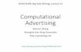 Computational Advertising - wnzhangwnzhang.net/teaching/past-courses/ee448-2018/slides/11-computati… · motivation of data science for computational advertising optimization. •Stanford