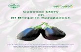Success Story...Success Story on Bt Brinjal in BangladeshAuthored by Md. Rafiqul Islam Mondal Former Director General, Bangladesh Agricultural Research Institute (BARI) Gazipur, Bangladesh