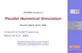 Parallel Numerical SimulationIntroduction to Parallel Programming Ralf-Peter Mundani Ioan Lucian Muntean ATHENS Course on Parallel Numerical Simulation Munich, March 20-24, 2006 Introduction