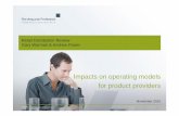 Impacts on operating models for product providers · 1. Retail Distribution Review and product providers Direct impact on product providers The Retail Distribution Review is an FSA