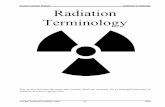 Reactor Concepts Manual Radiation Terminology Radiation … · 2015-09-08 · Reactor Concepts Manual Radiation Terminology USNRC Technical Training Center 5-4 0703 0.001 gm 1 gm