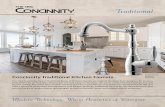 Traditional - Concinnity Faucetconcinnityfaucet.com/Concinnity_Catalog_Traditional.pdf · kitchen setting. Any of the three finishes will look stunning in your kitchen and match your