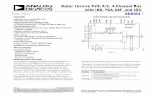 Radar Receive Path AFE: 4-Channel Mux with LNA, PGA, AAF, and … · 2019-09-14 · Radar Receive Path AFE: 4-Channel Mux with LNA, PGA, AAF, and ADC Data Sheet AD8284 Rev. D Document