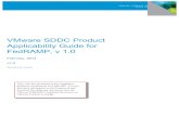 VMware!SDDC!Product! Applicability!Guide!for! …...VMWARE'PRODUCT'APPLICABILITY'GUIDE'FOR'FEDRAMP DESIGN'GUIDE'/4! NIST!SP!800`53!Rev3!and!the!FedRAMP!Security!Controls!Baseline!v1.1.!It!has!been!reviewed!and!authored