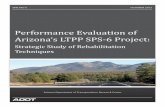 Performance Evaluation of Arizona’s LTPP SPS-6 Project€¦ · flexible pavement design features, layer configurations, and thickness. This report documents the analyses conducted