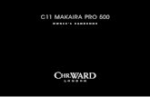 C11 MAKAIRA PRO 500 - Christopher Ward · Marine grade 316L stainless steel case Internal Bezel Self-winding Swiss automatic movement Date calendar Screw-in back plate with deep-etched