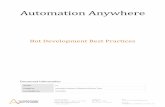Automation Anywhererpademo.automationanywhere.com/resources/Bot... · If automations are developed using the above principles, the result will be many smaller tasks, many being reusable.
