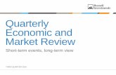 Quarterly Economic and Market Revie · Quarterly Economic and Market Review Short-term events, long-term view. ... earning expectations stabilized › Emerging markets up 8.7% for