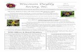 Wisconsin Daylily Issue 53 Society, Inc.wisdaylilysoc.org/pdf/newsletter/no 53 April,2015.pdfWisconsin Daylily Society, Inc. Page 3 During the February general meeting members of the