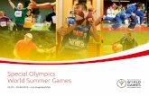 Special Olympics World Summer Games - Englfing SOOe-Delegation.pdf · special olympics world summer games los angeles / usa 7.000 sportler 3.000 trainer 177 lÄnder 9 tage dauer 25