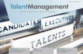 Ausgabe 1 // September 2014 TalentManagement · angeben, Talentmanagement zu betreiben, sind weit davon entfernt, ein in alle Unternehmensbereiche in-tegriertes Gesamtkonzept zu verfolgen.