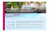 Risk Adjustment Data Validation (RADV) Audits: What You ...CMS’ proposed changes to the RADV audit process are inadvisable in their current form and could disrupt care for enrollees.