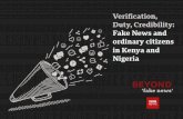 DUTY, IDENTITY, CREDIBILITYdownloads.bbc.co.uk/mediacentre/bbc-fake-news-research-paper-nig… · Kenya and Nigeria – a comparative study Santanu Chakrabarti, PhD, Head of Audiences,