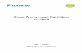 Green Procurement Guidelines - Daikin · Green Procurement Finished Products, materials (raw materials, supplementary materials), and parts (purchased parts, parts from outside suppliers)