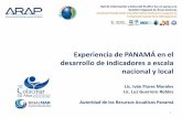 Experiencia de PANAMÁ en el desarrollo de …cpps.dyndns.info/cpps-docs-web/planaccion/docs2015/XVI...Experiencia de PANAMÁ en el desarrollo de indicadores a escala nacional y local