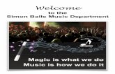 Welcome [simonballemusicparents.files.wordpress.com] · • Identifying potential musicians at every stage, regardless of experience, background, age, stage or ﬁnancial situation