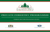 PRIVATE FORESTRY PROGRAMME · PFP Private Forestry Programme PPP Public-private partnership ... TIMO Timberland Investment Management Organisation TZS Tanzanian shilling ... financing