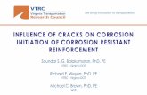 INFLUENCE OF CRACKS ON CORROSION INITIATION OF CORROSION RESISTANT REINFORCEMENT · PDF file 2018-11-16 · INFLUENCE OF CRACKS ON CORROSION INITIATION OF CORROSION RESISTANT REINFORCEMENT