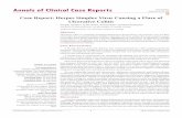 Annals of Clinical Case Reports Case Summary · Annals of Clinical Case Reports. 1. 2019 | Volume 4 | Article 1615. Case Presentation. A 24-year-old man presented with four days of
