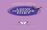 LOW IODINE DIET€¦ · A LID starves the body of iodine. Thyroid cells will crave iodine more than others. When RAI is given, thyroid cells take up the radiated iodine, which makes