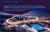 Digital Transformation Begins with Infrastructure Automation...Traditional IT Digital Enterprise Secure systems & networks Risk mitigation and management Efﬁcient hosting Innovative