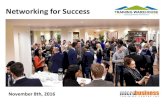 Networking for Success - University of Alberta · Networking for Success November 8th, 2016 . Welcome and thank you for having us today! Brief intro? ... and visual cues . Body Language
