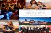 welsh national Procurement awards 2015 · The Welsh National Procurement Awards celebrates achievements in Wales, in Public Procurement, Public Delivery and Tendering. The Awards