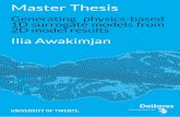 MasterThesis - Universiteit J. 1352180_ ¢  MasterThesis Generatingphysics-based 1Dsurrogatemodelsfrom