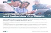 Deliverability 101 Your Guide to Testing and Optimizing ...Deliverability 101 Your Guide to Testing and Optimizing Your Emails As our target audiences and the world around them evolves,