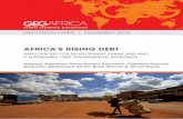 AFRICA’S RISING DEBT · Bodunrin, Abdelaaziz Ait Ali, Badr Mandri & Ghazi Tayeb. ABOUT GEGAFRICA The Global Economic Governance (GEG) Africa programme is a policy research and stakeholder