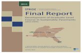 2015 - stride.ce.ufl.edu · Final Report . Development of Graduate Level Course in Sustainable Pavements (2012-049S) J. Richard Willis, Donald Watson, and Carolina Rodezno . National
