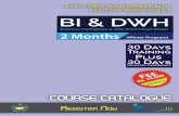 Business Intelligence & Data Ware House Model 2 Months · 2016-11-15 · as EDW Solution Architect. He is the lead trainer of our Data Warehousing and Business Intelligence Training