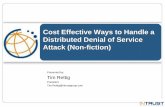 Cost Effective Ways to Handle a Distributed Denial of ...itm.iit.edu/netsecure11/TimRettig_DDoS.pdf · Cost Effective Ways to Handle a Distributed Denial of Service Attack (Non-fiction)