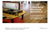 Library Board Basics - Library Board Basics 4 Library Service in Alberta: Library Systems Library systems