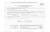 TYPE EXAMINATION CERTIFICATE e… · [13] Schedule [14] TYPE EXAMINATION CERTIFICATE No. DEMKO 11 ATEX 1015266X Rev. 1 Report: 12NK10476 00-IC-F0060 – Issue 6.0 This certificate