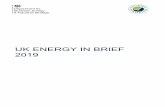 UK ENERGY IN BRIEF 2019€¦ · energy production and consumption and trends in production and consumption of the major fuel sources, climate changeand fuel poverty. Also discussed