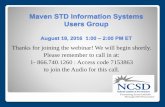 Maven STD Information Systems Users · PDF file Maven STD Information Systems Users Group ... Maven 6.0 New Features • MVN-8567: Add navigation breadcrumbs feature to Maven • Maven