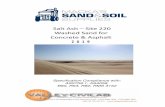 Salt Ash – Site 220 Washed Sand for Concrete & Asphalt · Salt Ash – Site 220 Washed Sand for Concrete & Asphalt 2 0 1 9 Specification Compliance with: AS2758.1, AS4058, B80,