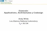 Exascale: Applications, Architectures y Codesignolcf.ornl.gov/wp-content/uploads/2011/01/AppsArchCodesign.pdf · • Operating System redesign for exascale is essentiall for node