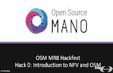 Hack 0: Introduction to NFV and OSM OSM MR8 Hackfestosm- · PDF file 2020-03-03 · VIM layer (including K8-clusters) are managed to provide the VNF’s connectivity, either in VM