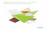 Sappi Guard Gloss 4-OHG...Sappi Guard Gloss 4-OHG is a paper-based packaging solution to replace multi-layer barrier films with materials largely originating from from renewable sources.