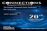 EVENT SUMMARY - Parks Associates · 2016-07-18 · Welcome to CONNECTIONS™: Disruptions, Engagement, Technology Integration, and New Partnerships for IoT Stuart Sikes, President