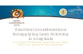 Practical considerations for applying Lean thinking in ... · The Genesis of ‘Lean SPRInT’ • EFA to identify latent constructs; • CFA to determine the reliability and validity