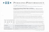 PuRSUING PERFORMANCE - EPPIC · A Key Element in World-Class Training Implementing the Governance Structure by Ray Svenson This article is based on The Training and Development Strategic